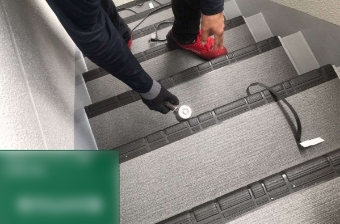 長尺シート新設・圧着