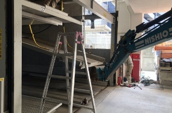 既設パレット撤去